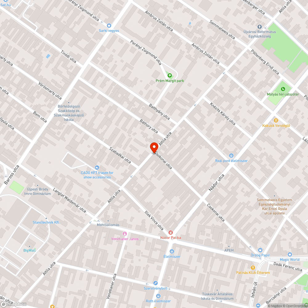 Billegő, balesetveszélyes aknafedlap bejelentés helye