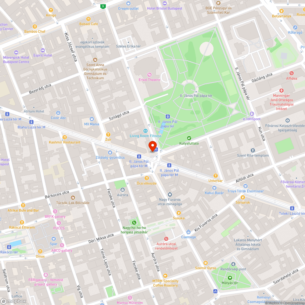 Rossz helyre telepített virágágyás bejelentés helye