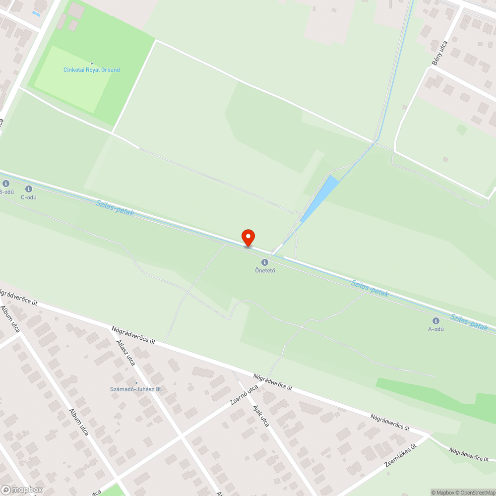 Szilas-pataki bicikli/sétaút melletti lámpák nem működnek bejelentés helye