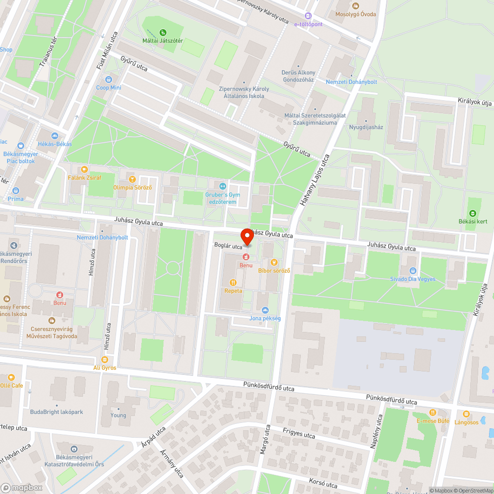 Járdán parkolás bejelentés helye