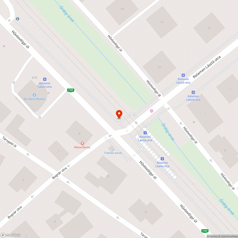 Elpusztult pad bejelentés helye