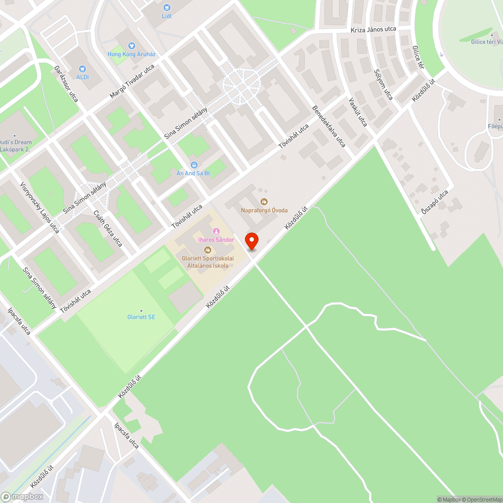 Kidőlt/kidöntött megállni tilos tábla bejelentés helye