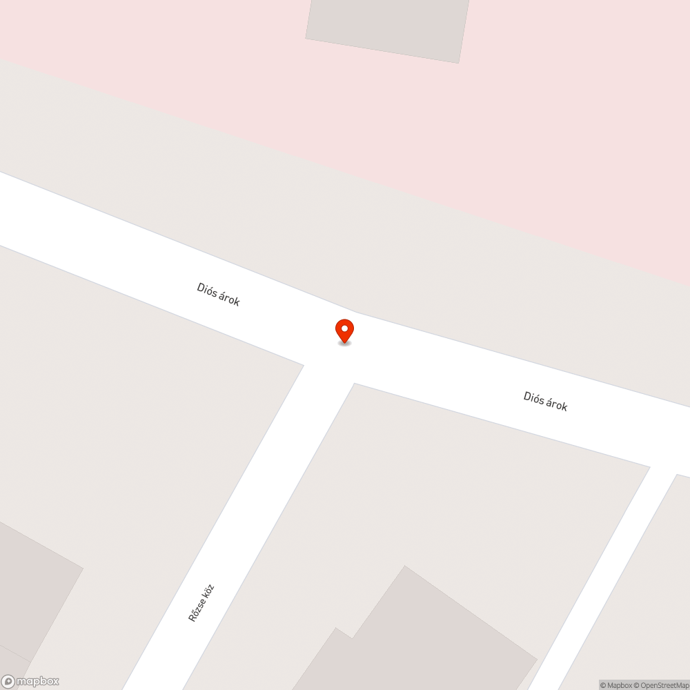 Kátyú Rőzse köz - Diós árok sarkán bejelentés helye