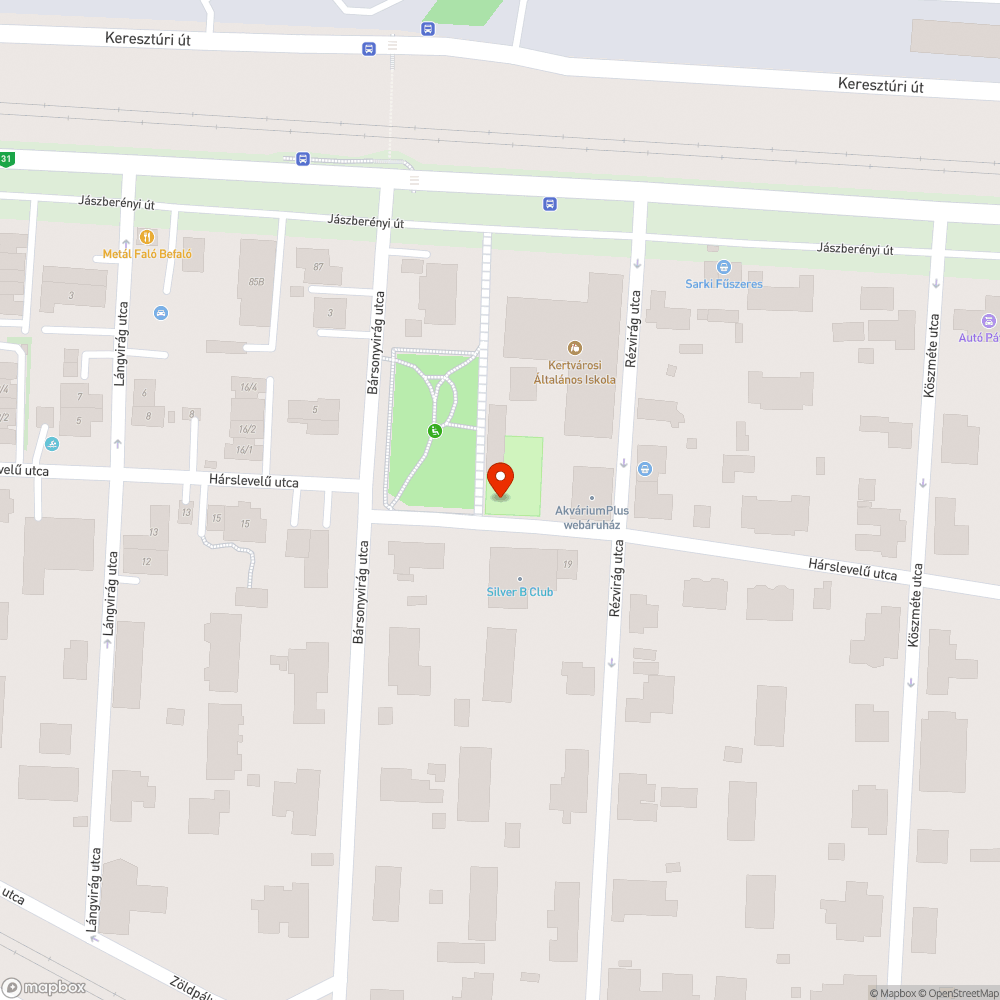 Három nem működő köztéri lámpa bejelentés helye