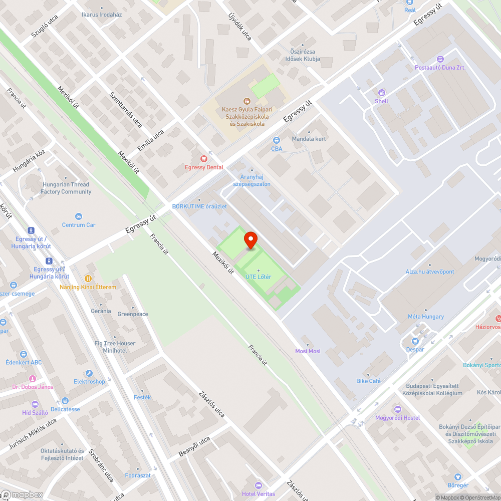 Roncs bejelentés helye