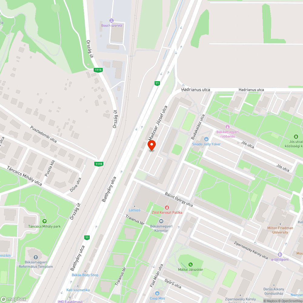 Műszaki lejárt bejelentés helye