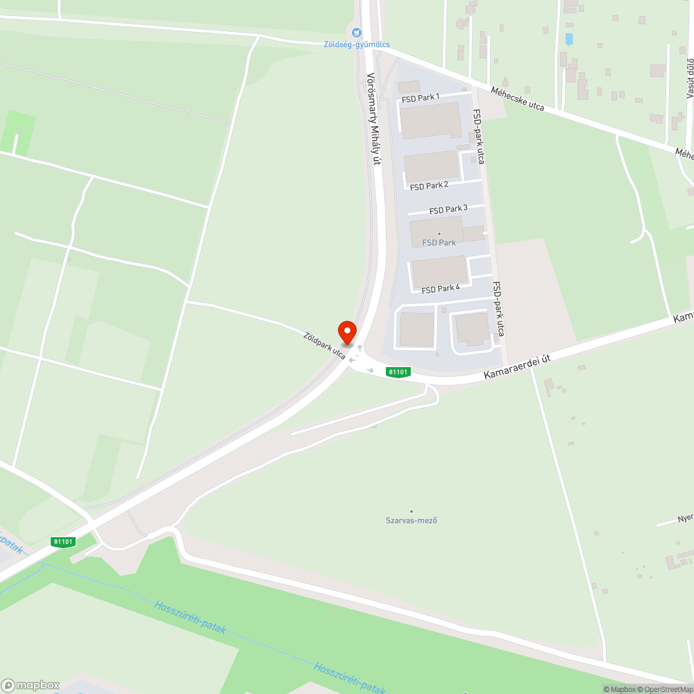 Roncs a zöldséges bódé mellett bejelentés helye