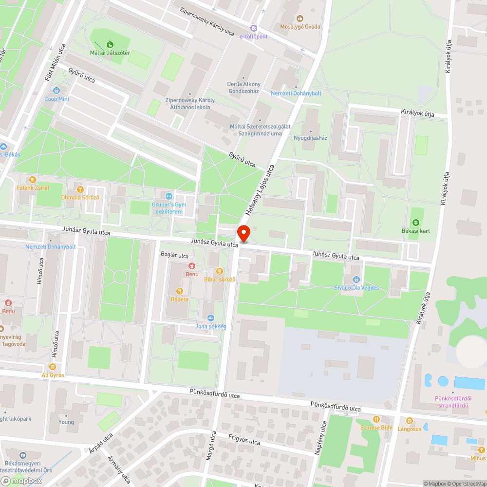 Zebrahiány - Hatvany Lajos utca bejelentés helye