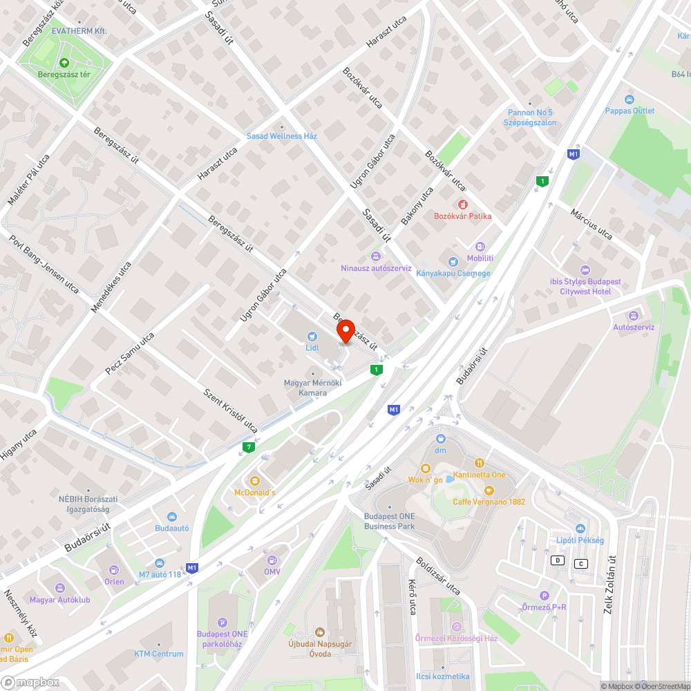 Mikromobilitási pont kialakítása bejelentés helye