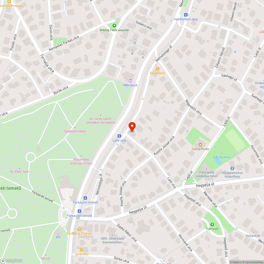 Forgalmi tábla bejelentés helye