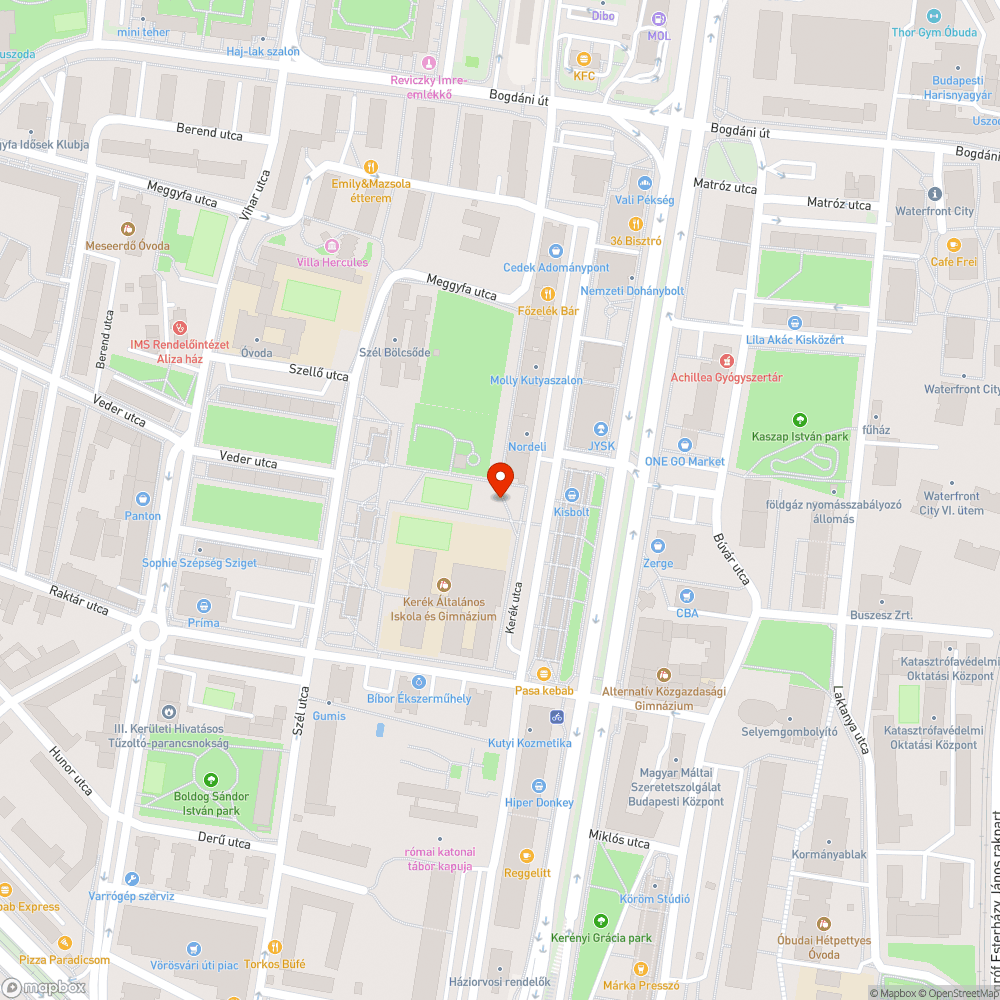 Hiányzó fitneszpark eszköz bejelentés helye