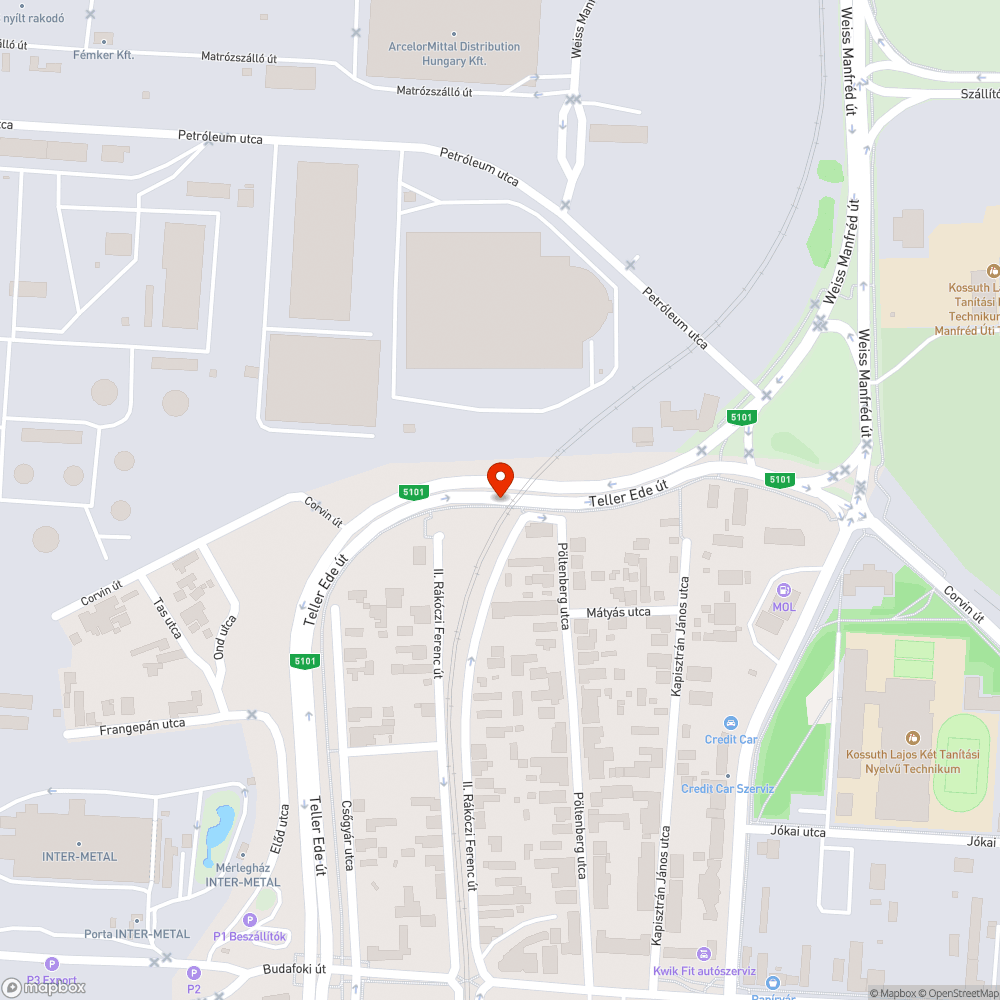 Szemétkupac a bringaút mellett bejelentés helye