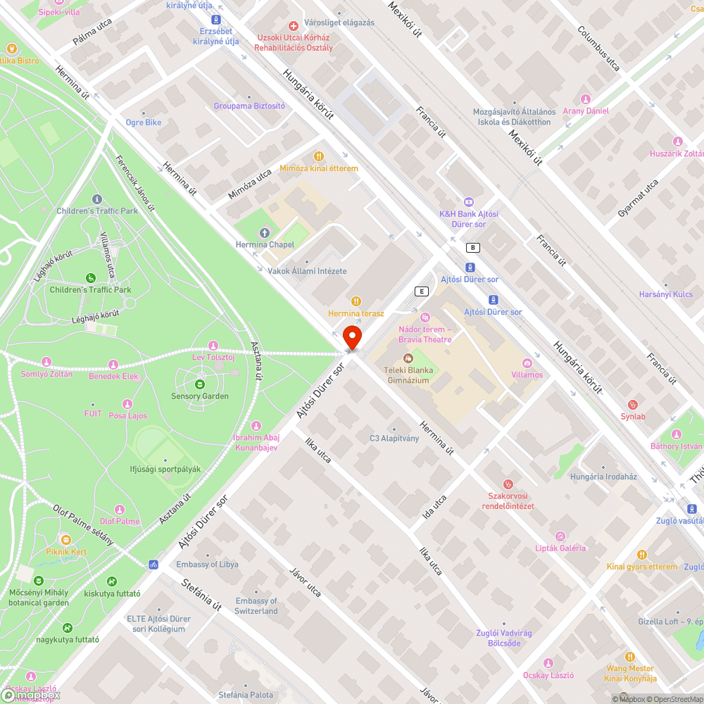 Nyomvonal fektetés után megsüllyedt úttest bejelentés helye