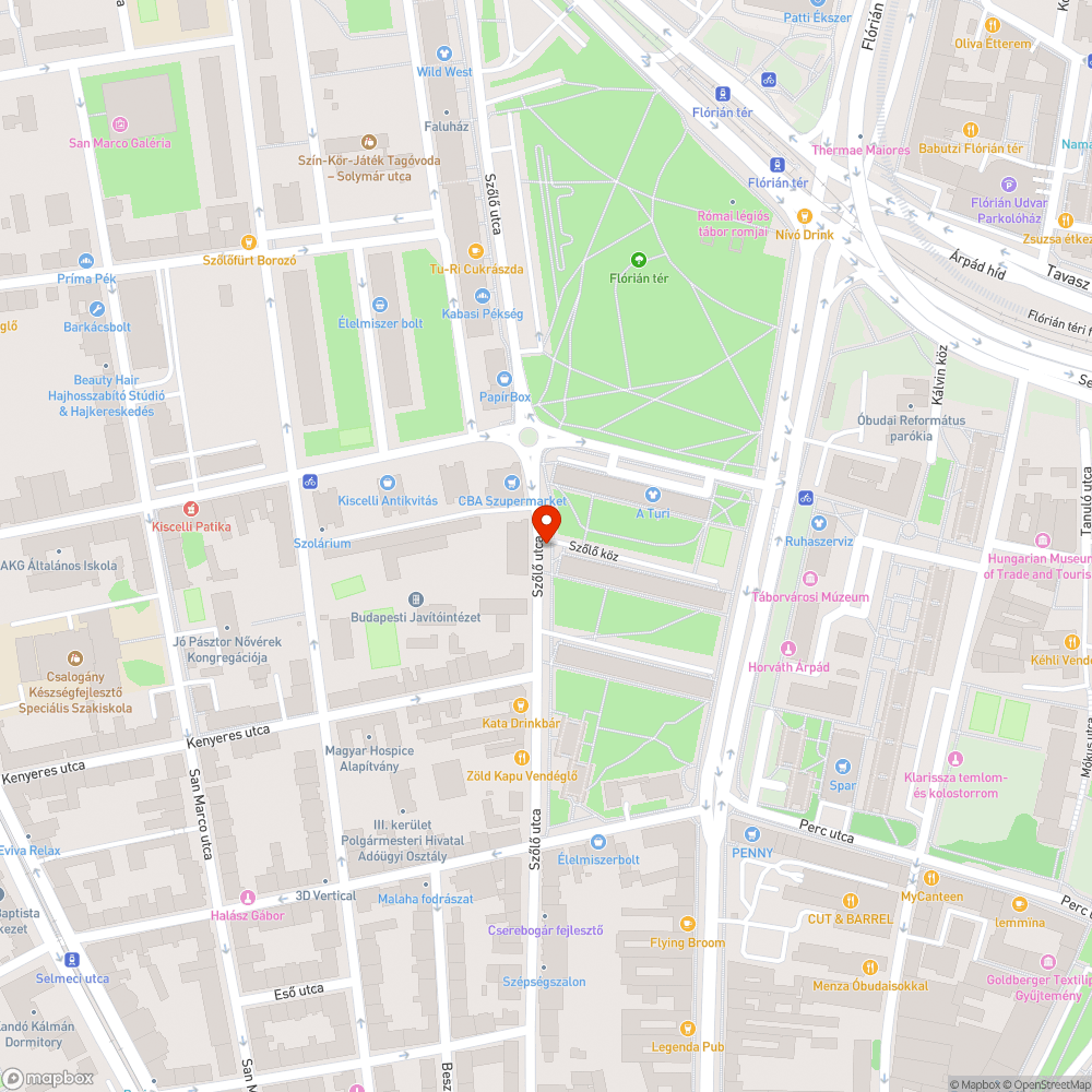 Lekopott utcanévtábla bejelentés helye