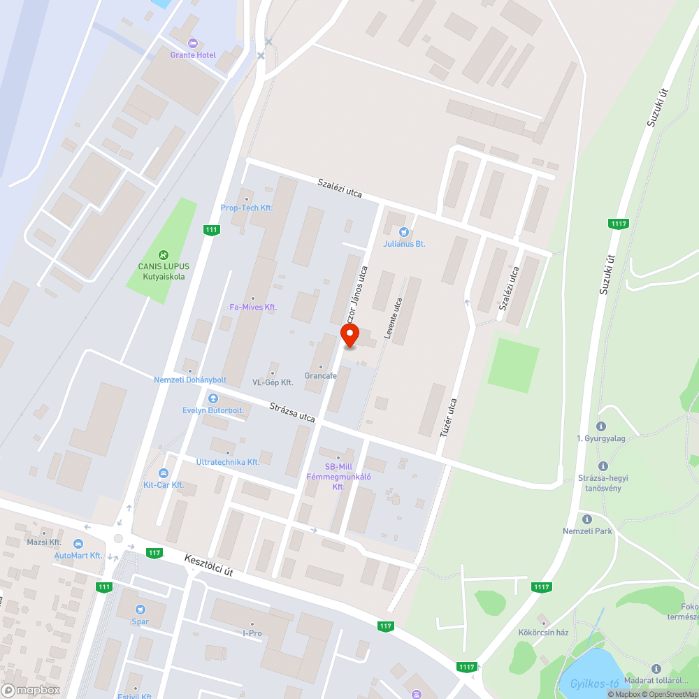 Sérült útburkolat bickilsávban bejelentés helye