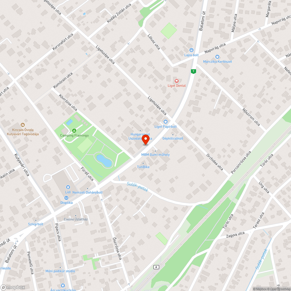 Rossz minőségű parkoló bejelentés helye