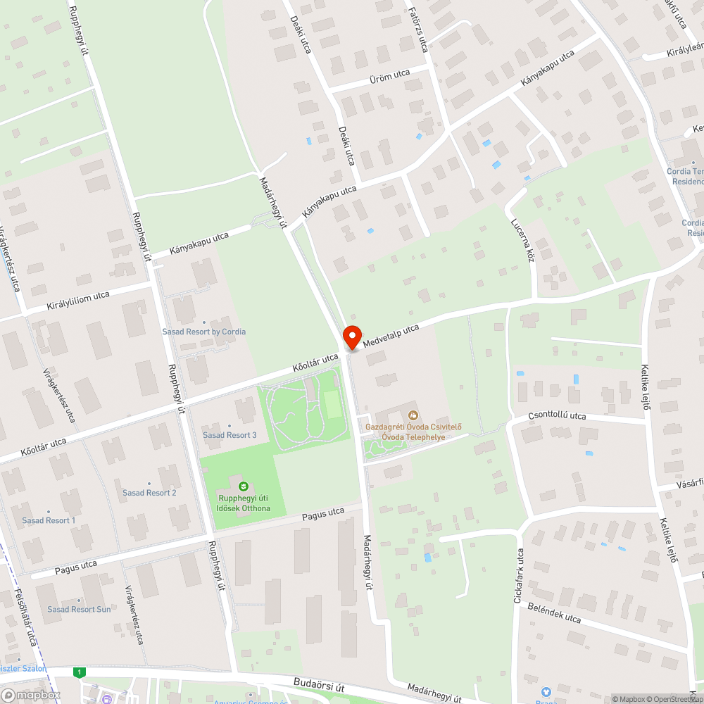 Megsüllyedt csatorna bejelentés helye