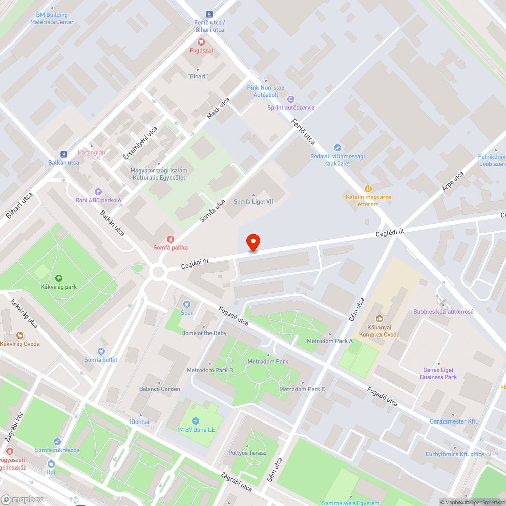 Üvegek a járdán bejelentés helye