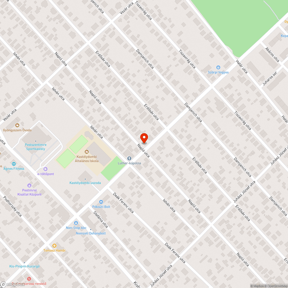 Nemes utca - Napló utca kereszteződésében a lámpa nem ég bejelentés helye