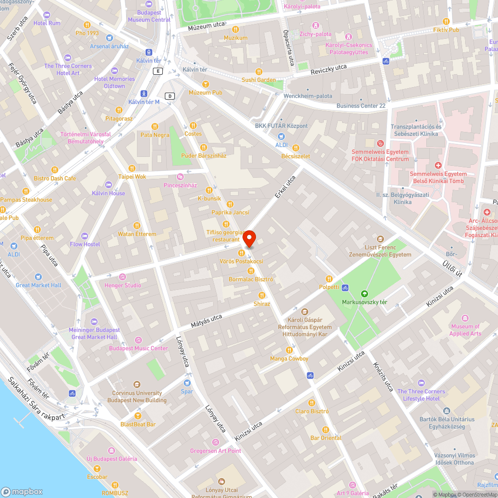 Elhagyott kerékpár bejelentés helye