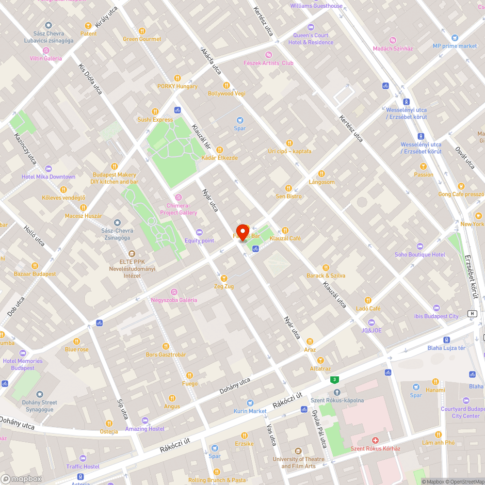 Elhagyott kerékpár bejelentés helye