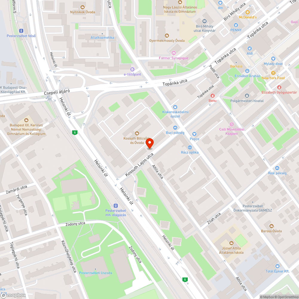 rázós, repedéses, veszélyes burkolat bejelentés helye