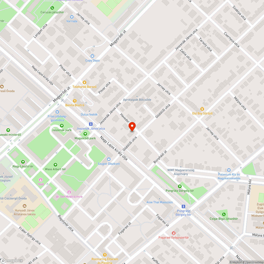 Balesetveszélyes járda bejelentés helye