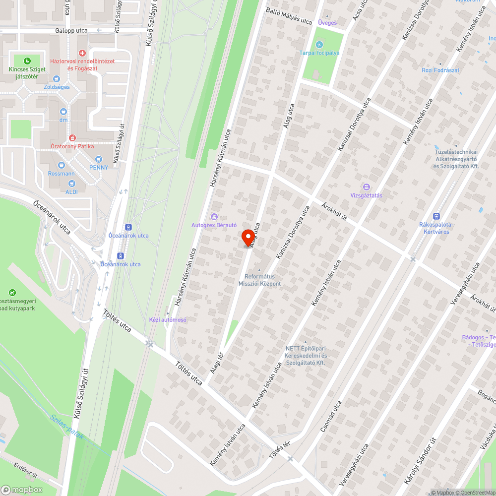 Kátyús út bejelentés helye