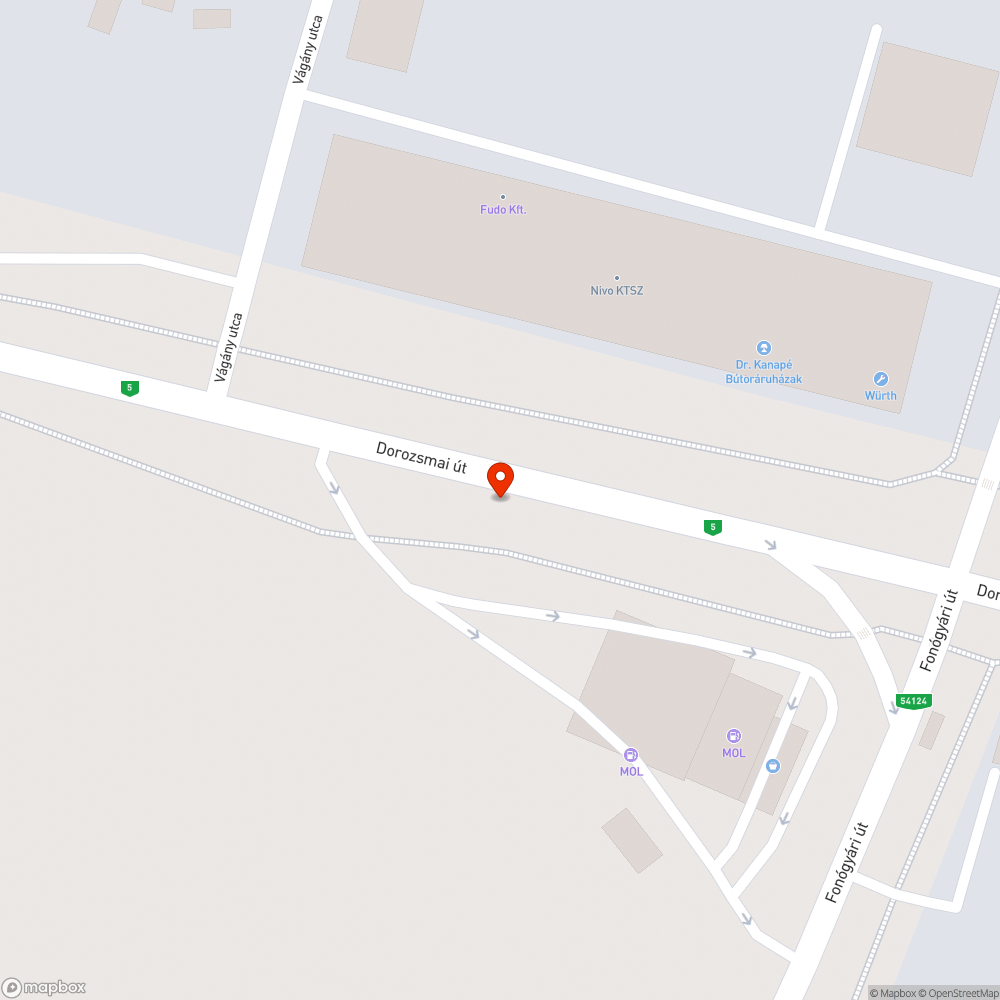 Hiányos keerékpárút bejelentés helye