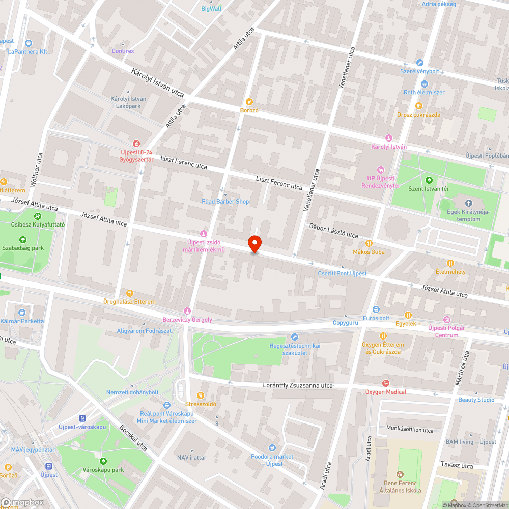 Hiányzó 2 db fa bejelentés helye