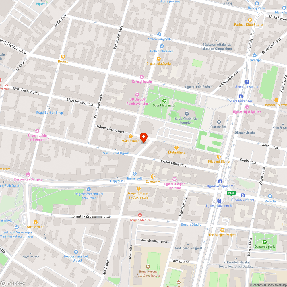 Hiányzó fa bejelentés helye