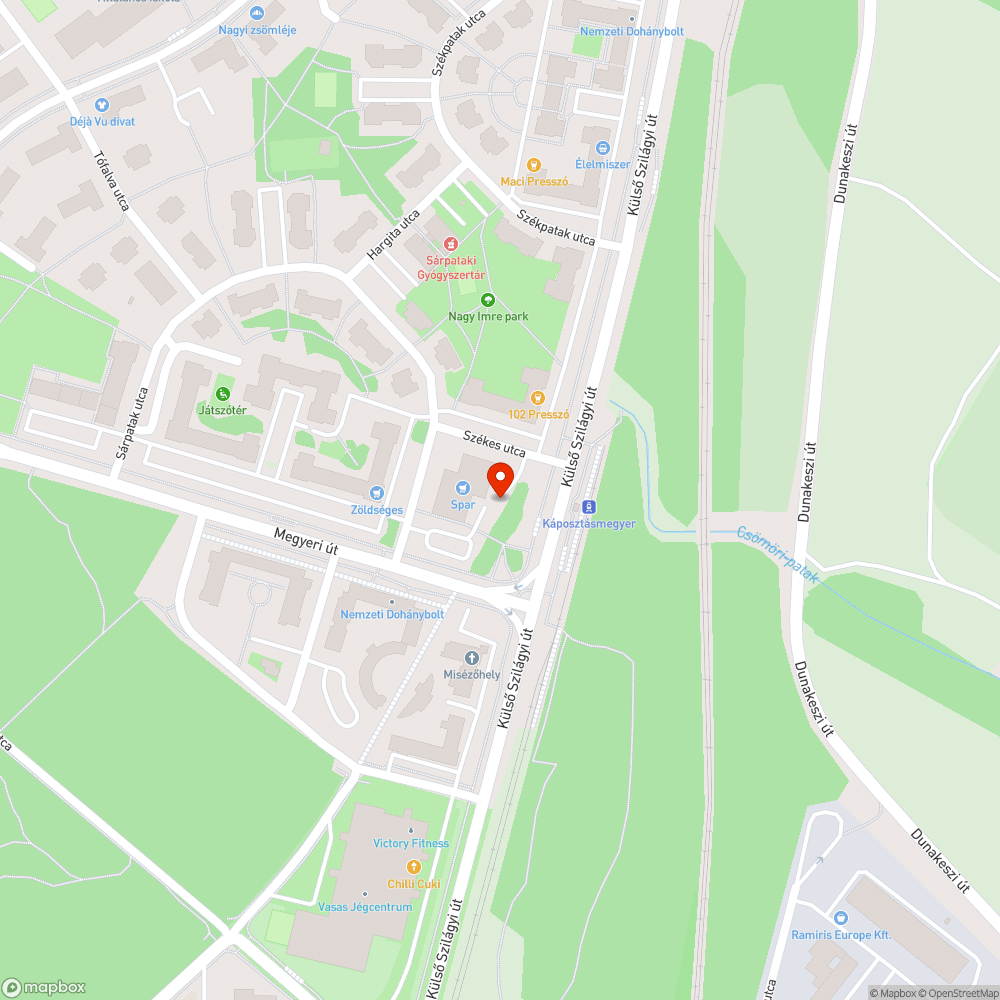 Elhagyott autó Újpesten bejelentés helye