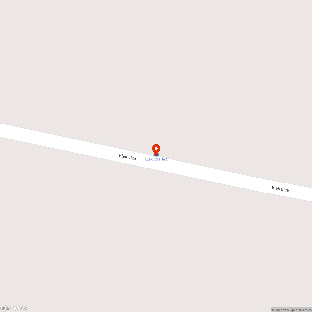 Debrecen-Józsa Elek utca 147. buszmegállóban kátyú bejelentés helye