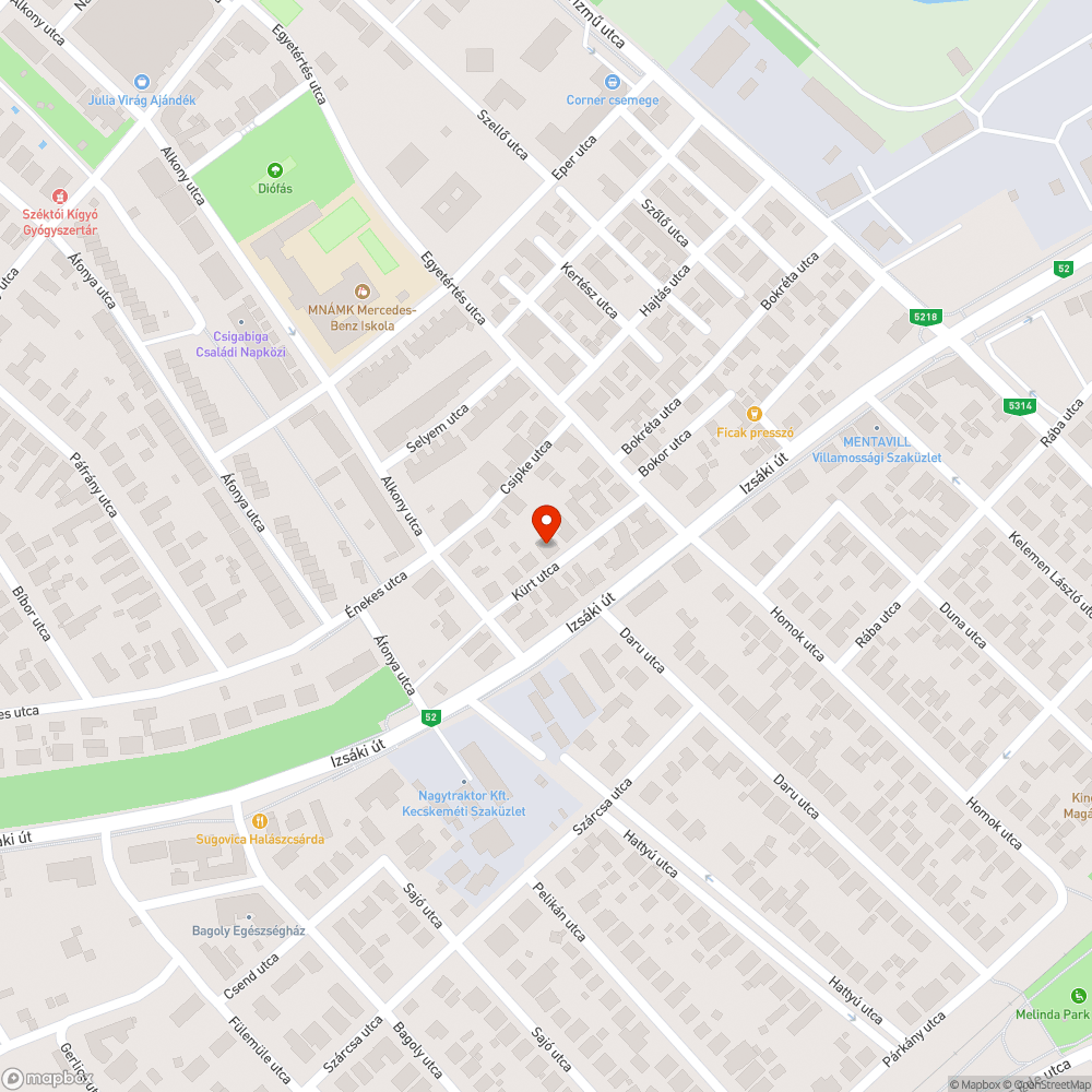 Közvilágítás kiépítése bejelentés helye