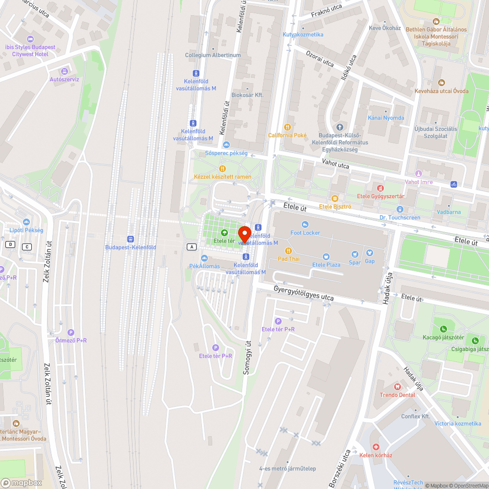 Leszállóhely jobb jelölése bejelentés helye