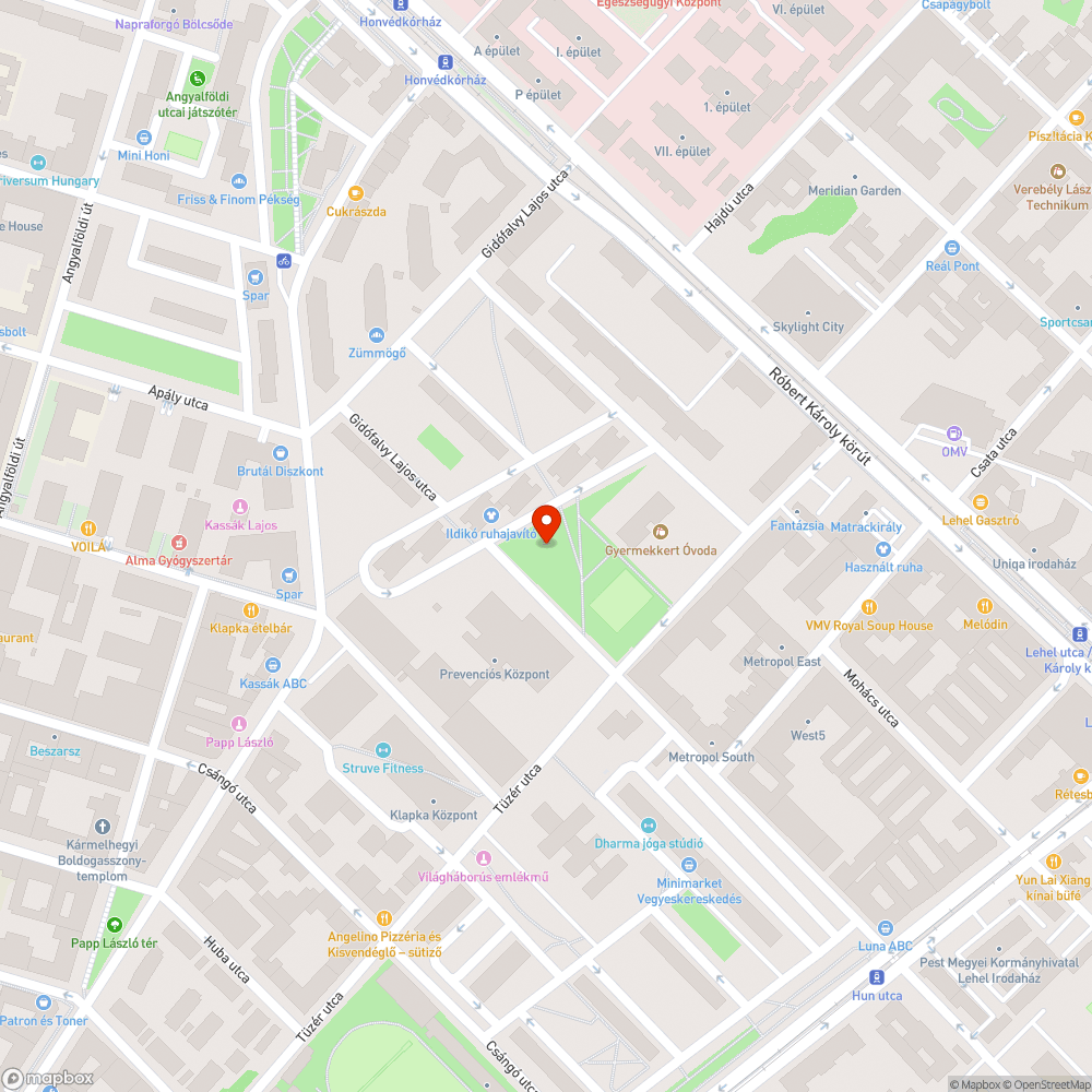 Hinta lánca elmozdult a tüzér utcai játszótéren bejelentés helye