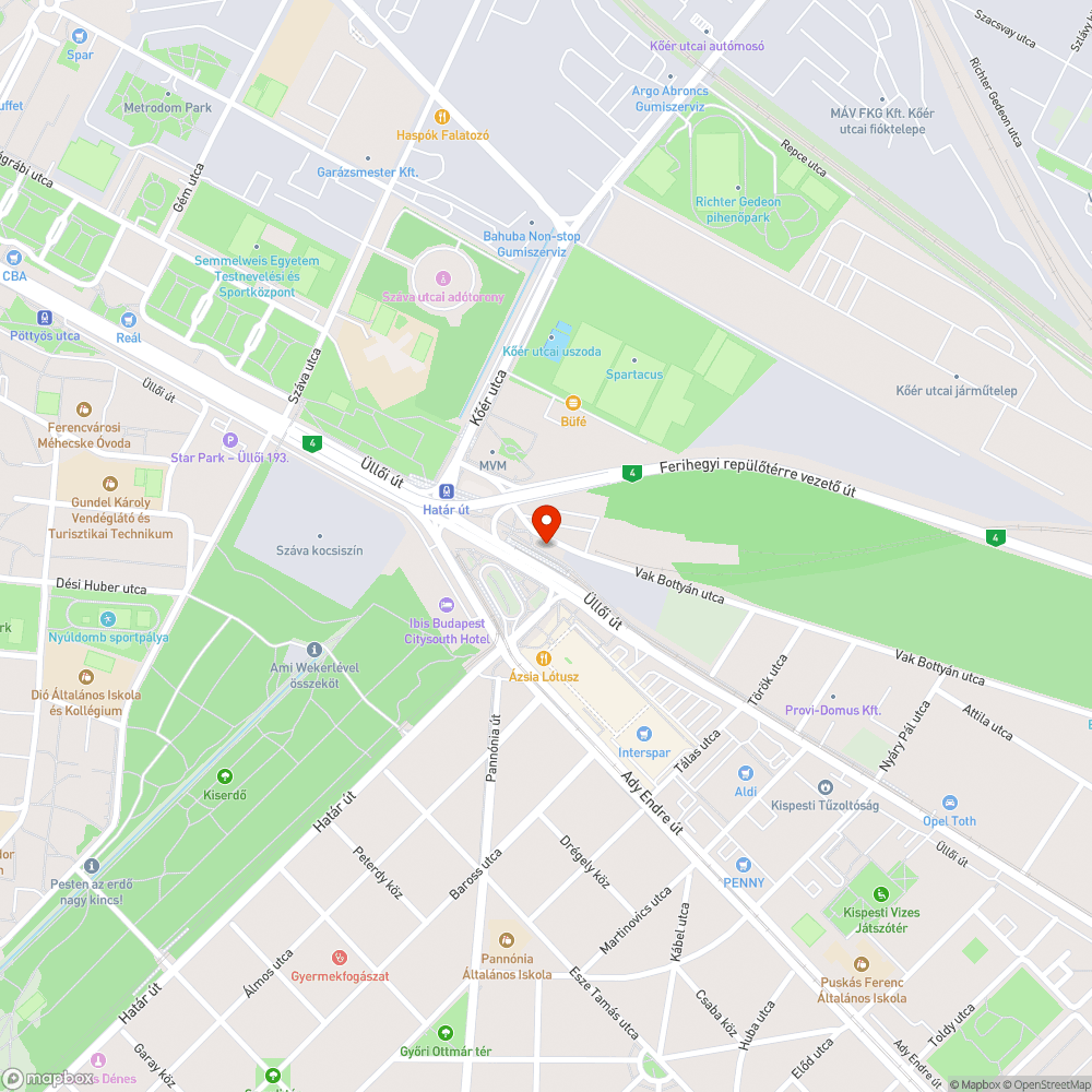 Szemét bejelentés helye