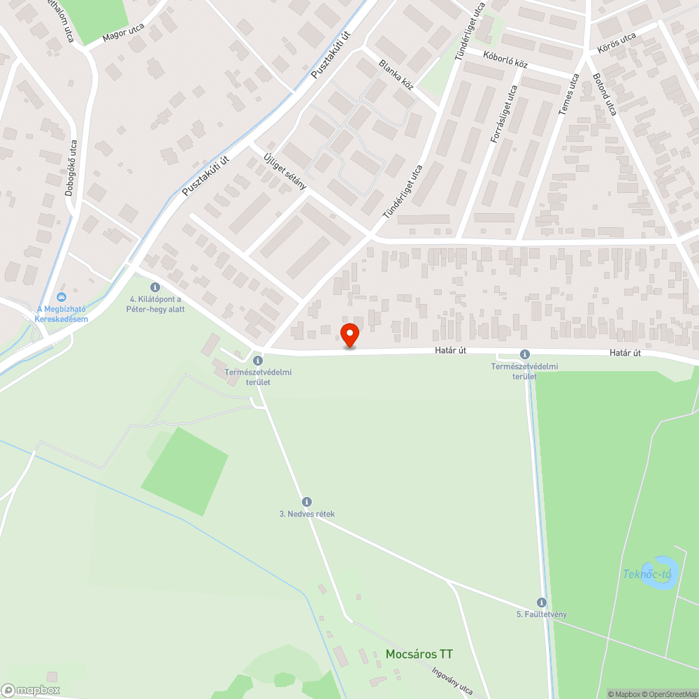 Összetört autó részben az árokban bejelentés helye