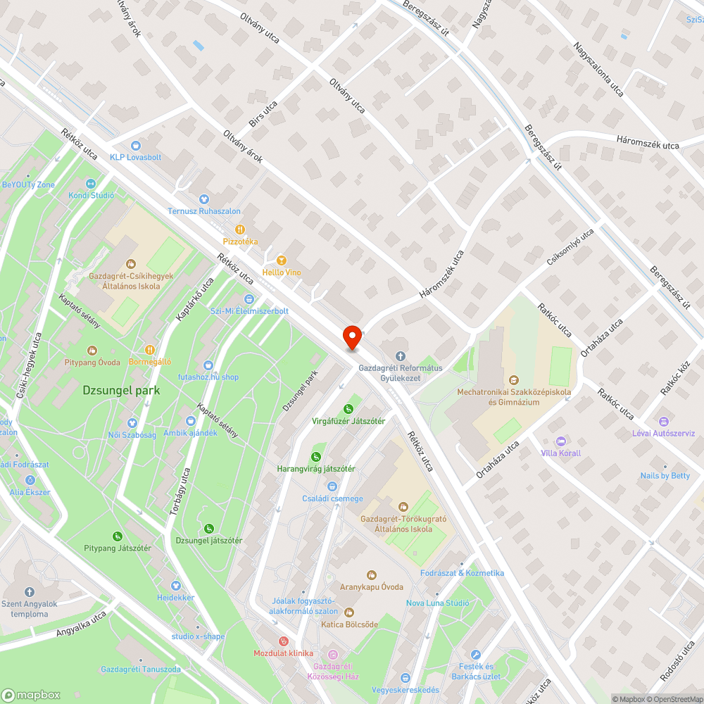 Úttesten, kijelölt parkolón túli parkolás bejelentés helye