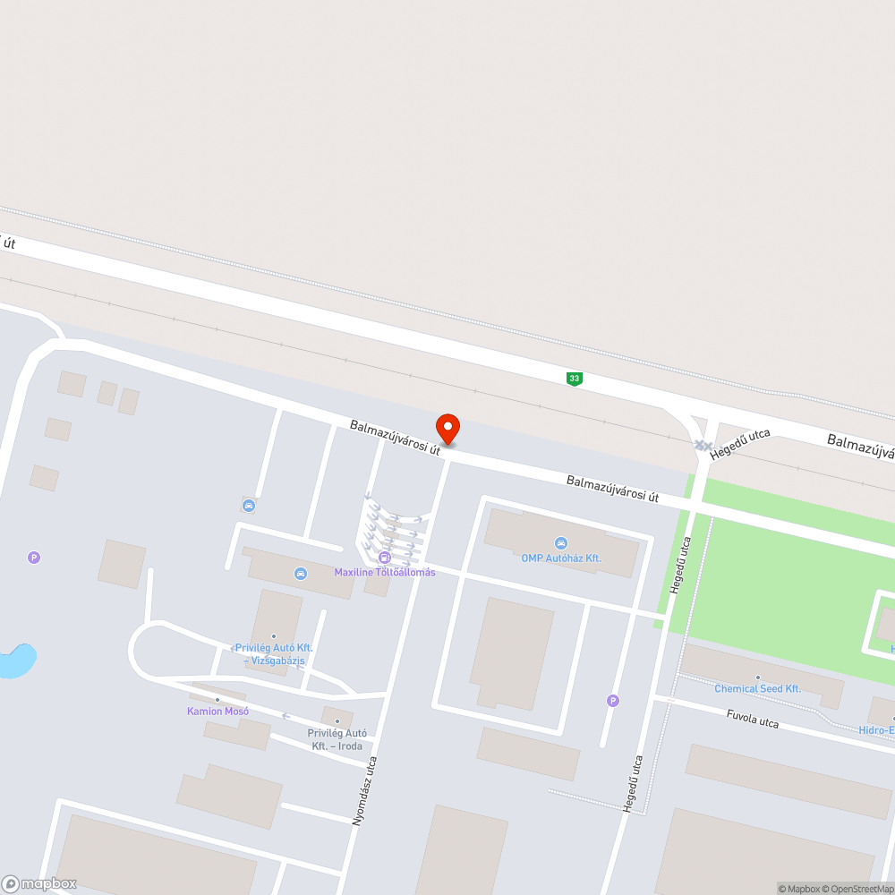 Járhatatlan út bejelentés helye