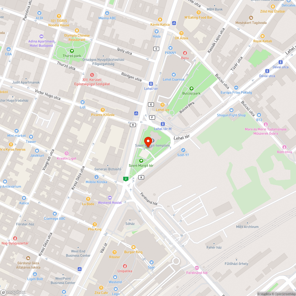 Áthelyezett mozgássérült parkoló bejelentés helye