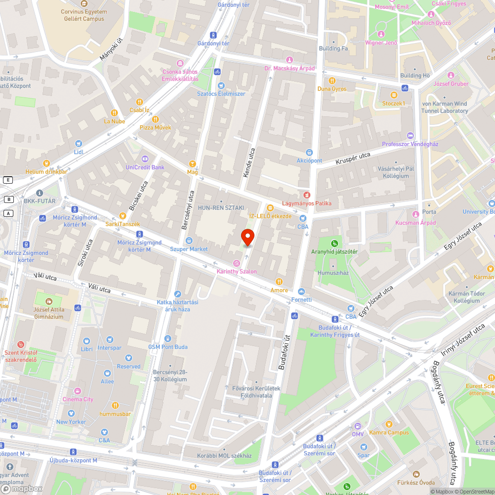 Járdán hagyott mosógép bejelentés helye