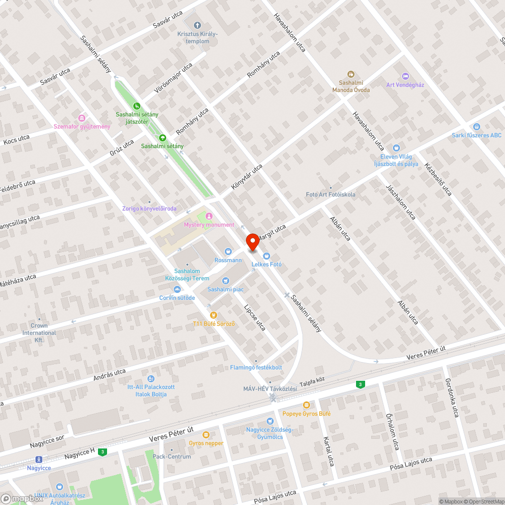 A piac szégyenfoltja bejelentés helye