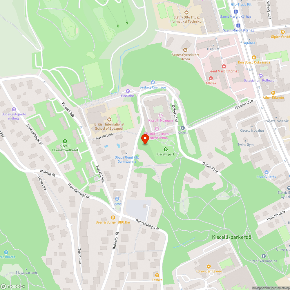 Kilógó betonvas bejelentés helye