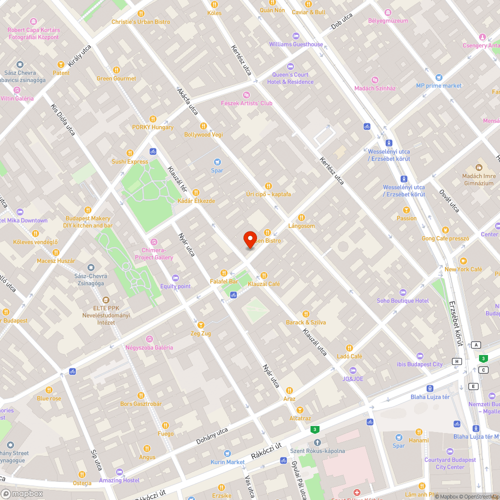 Olajhordó a járdán bejelentés helye