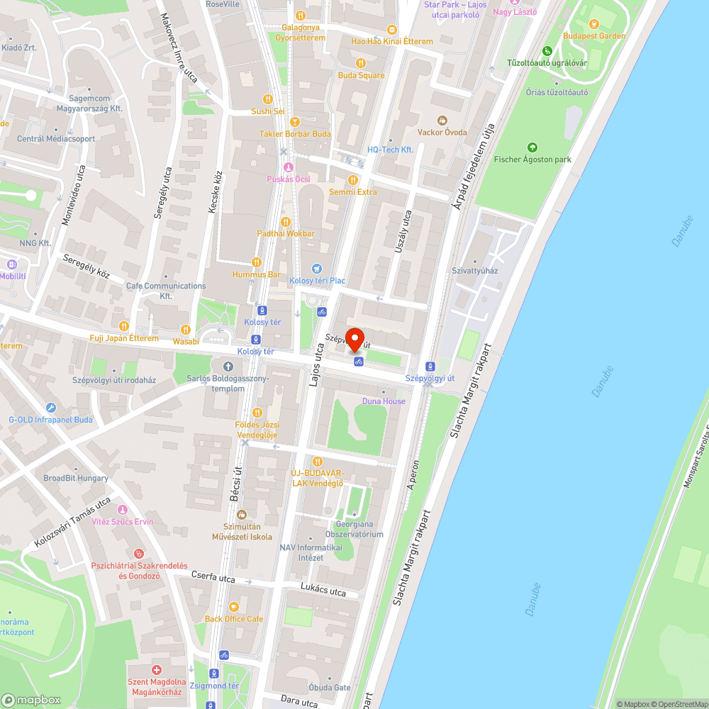 Rongált járda bejelentés helye