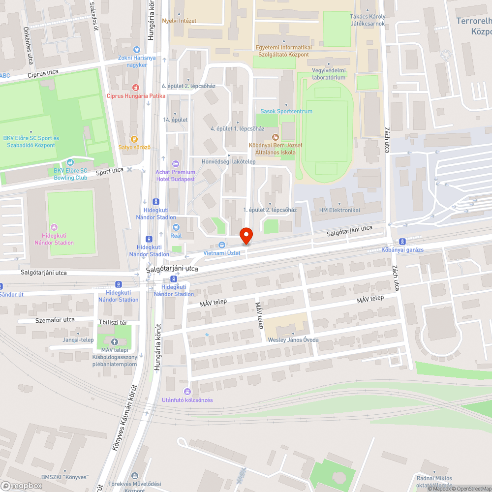 Szabálytalan parkolás, beláthatatlan kereszteződés bejelentés helye