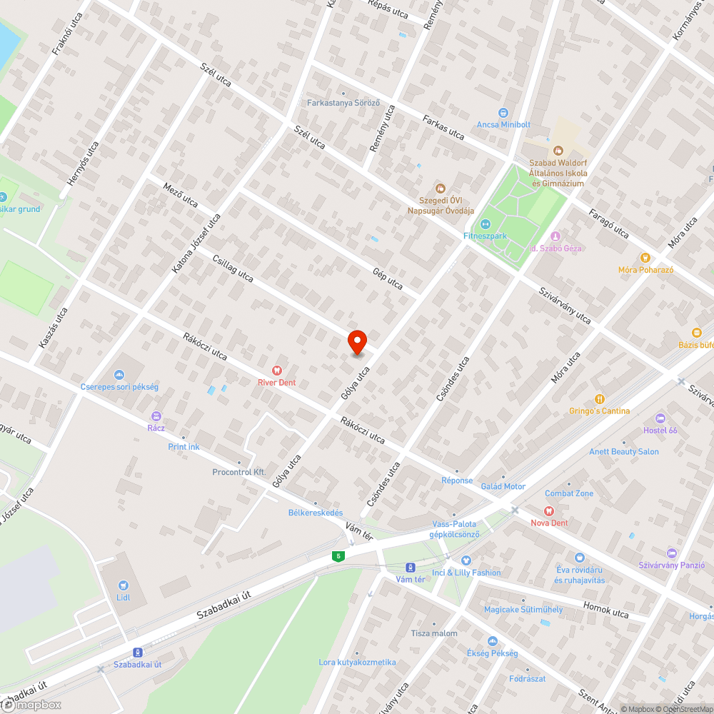 Járda balesetveszélyes bejelentés helye