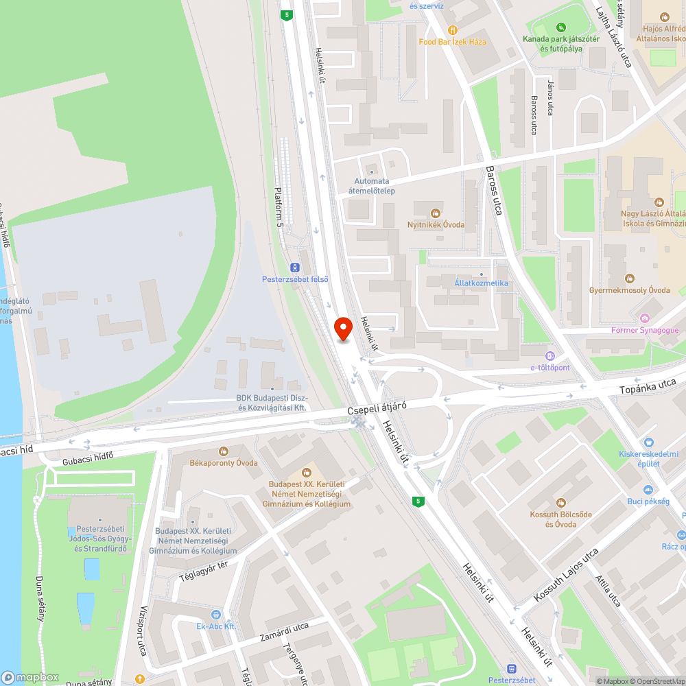 Töredezett, kátyús járdaszegély a zebránál bejelentés helye