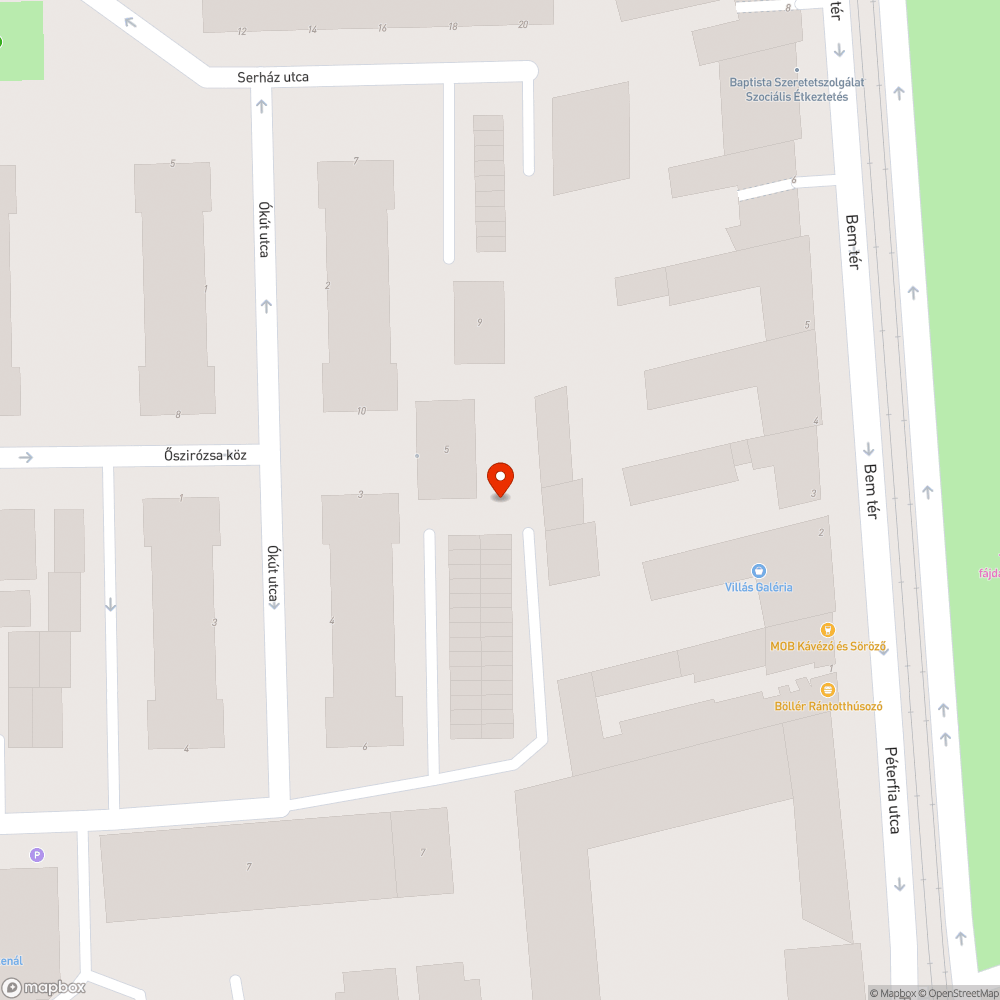 Nagy mennyiségű kivágott zöld hulladék bejelentés helye